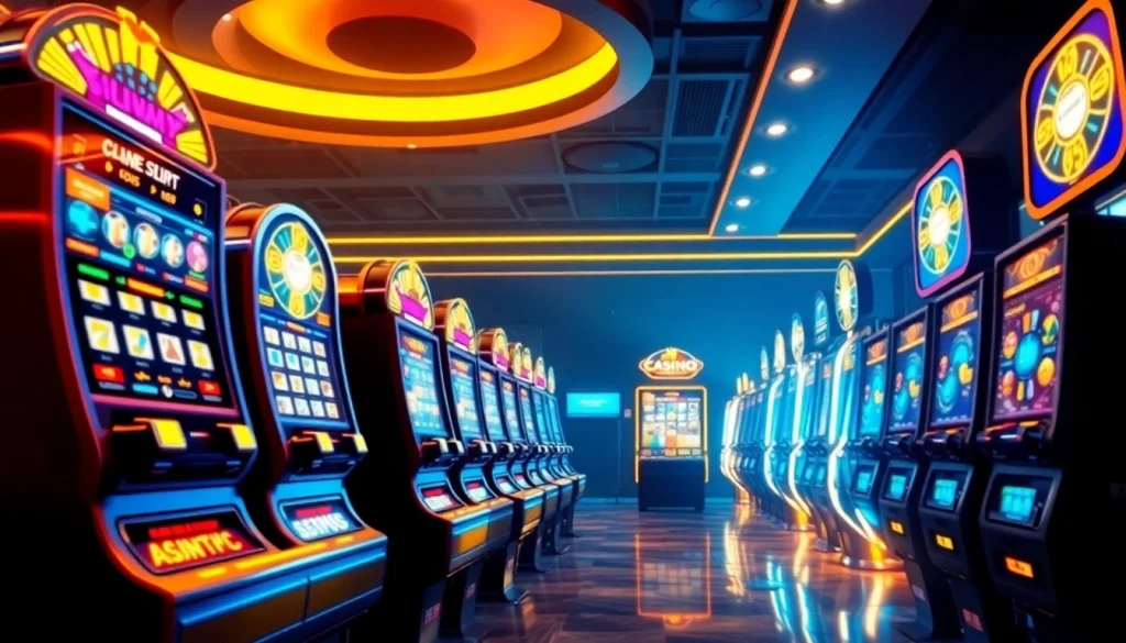 Experience สล็อต168 with a vibrant online casino interface highlighting diverse slot machines and engaging graphics.